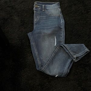 Justice Girls Destructed Mid Rise Jean Jeggings